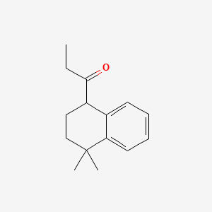B1199148 1-(1,2,3,4-Tetrahydro-4,4-dimethyl-1-naphthalenyl)-1-propanone CAS No. 74499-60-8