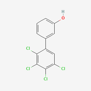 molecular formula C12H6Cl4O B1199159 2',3',4',5'-四氯-3-联苯酚 CAS No. 67651-37-0