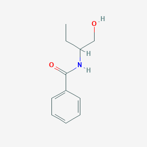 molecular formula C11H15NO2 B11991597 N-(1-hydroxybutan-2-yl)benzamide CAS No. 13973-26-7