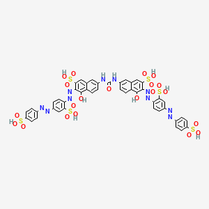 molecular formula C45H32N10O21S6 B1199169 Direct red 80 free acid CAS No. 25188-41-4