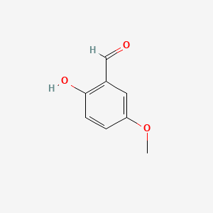 molecular formula C8H8O3 B1199172 2-羟基-5-甲氧基苯甲醛 CAS No. 672-13-9