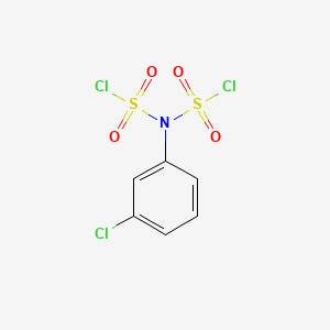 molecular formula C6H4Cl3NO4S2 B11991723 3-Chlorophenylimidodisulfuryl dichloride CAS No. 633318-47-5