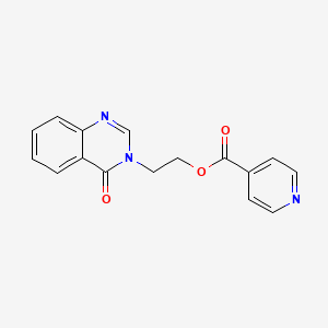 2-(4-oxo-3(4H)-quinazolinyl)ethyl isonicotinate