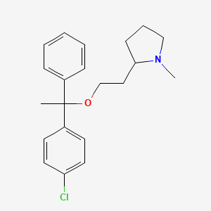 molecular formula C21H26ClNO B1199178 克雷马斯汀 