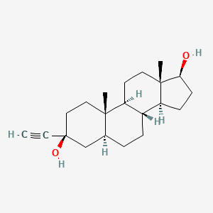 3-Ethynylandrostane-3,17-diol, (3beta,5alpha,17beta)-