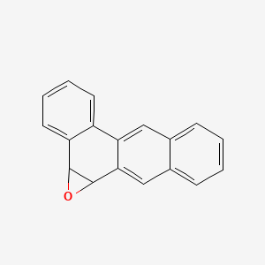 molecular formula C18H12O B1199191 苯并(3,4)蒽(1,2-b)氧杂环-1a,11b-二氢- 