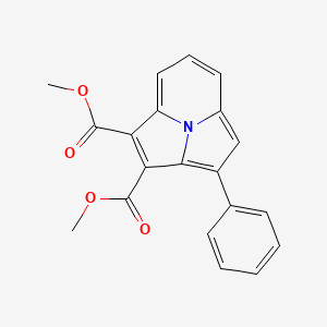 Dimethyl 3-phenylpyrrolo(2,1,5-cd)indolizine-1,2-dicarboxylate