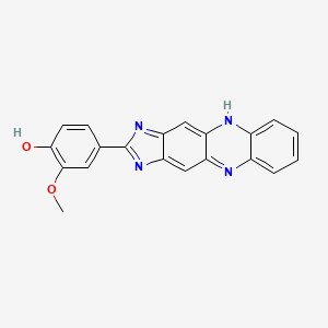 4-(1H-Imidazo(4,5-B)phenazin-2-YL)-2-methoxyphenol