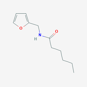 molecular formula C11H17NO2 B11992138 N-(2-furylmethyl)hexanamide CAS No. 303092-26-4