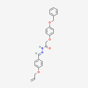 N'-(4-(Allyloxy)benzylidene)-2-(4-(benzyloxy)phenoxy)acetohydrazide