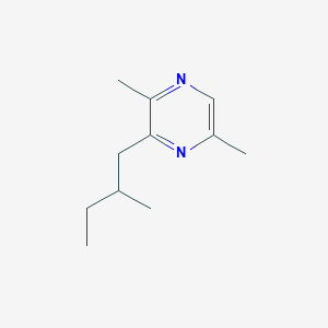 molecular formula C11H18N2 B1199230 2,5-二甲基-3-(2-甲基丁基)吡嗪 CAS No. 72668-36-1