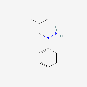 molecular formula C10H16N2 B1199238 Methylphenylpropylhydrazine CAS No. 1077-12-9