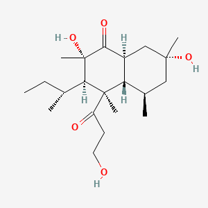molecular formula C21H36O5 B1199242 Betaenone B CAS No. 85269-23-4