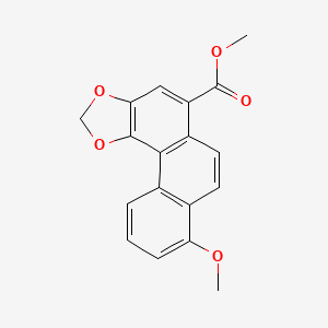 molecular formula C18H14O5 B1199246 Methyl aristolate CAS No. 35142-06-4
