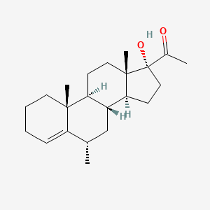 molecular formula C22H34O2 B1199248 Anagestone CAS No. 2740-52-5
