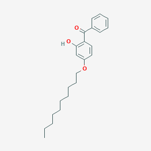 molecular formula C23H30O3 B11992502 2-Hydroxy-4-decyloxybenzophenone CAS No. 2162-63-2