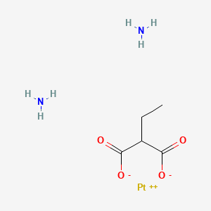 molecular formula C5H12N2O4Pt B1199251 Ethylmalonatodiammine platinum(II) CAS No. 41575-93-3