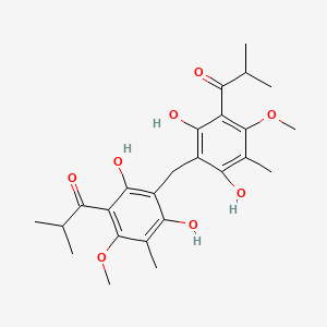 molecular formula C25H32O8 B1199261 alpha-Kosin CAS No. 568-50-3