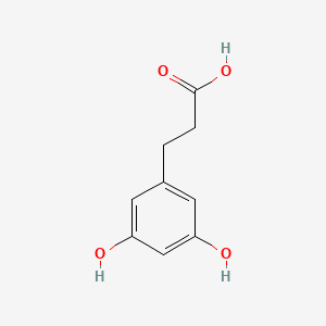 molecular formula C9H10O4 B1199263 3-(3,5-Dihydroxyphenyl)propanoic acid CAS No. 26539-01-5
