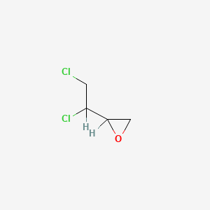 molecular formula C4H6Cl2O B1199270 2-(1,2-Dichloroethyl)oxirane CAS No. 3491-32-5