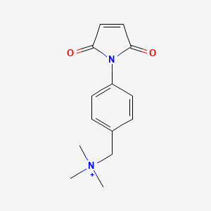 molecular formula C14H17N2O2+ B1199271 4-(N-Maleimido)benzyltrimethylammonium CAS No. 40748-21-8