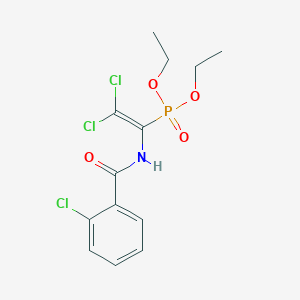 Diethyl 2,2-dichloro-1-[(2-chlorobenzoyl)amino]vinylphosphonate