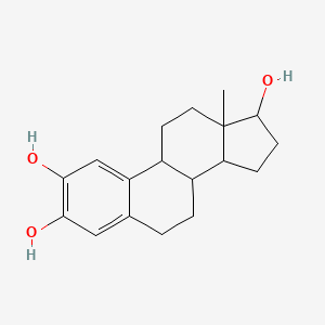 molecular formula C18H24O3 B1199299 Estra-1(10),2,4-triene-2,3,17-triol CAS No. 7683-31-0