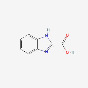 molecular formula C8H6N2O2 B1199317 1H-苯并咪唑-2-羧酸 CAS No. 2849-93-6