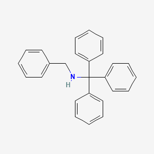 molecular formula C26H23N B11993216 N-Benzyl(triphenyl)methanamine 