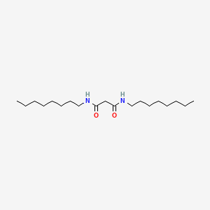 molecular formula C19H38N2O2 B11993260 N,N'-dioctylpropanediamide CAS No. 39252-50-1