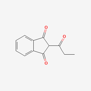 1,3-Indandione, 2-propionyl-