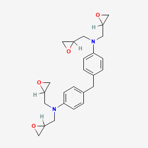 molecular formula C25H30N2O4 B1199333 4,4'-亚甲基双(N,N-二缩水甘油基苯胺) CAS No. 28768-32-3