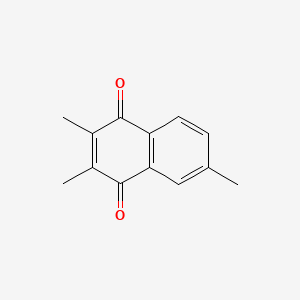 molecular formula C13H12O2 B1199334 1,4-Naphthalenedione, 2,3,6-trimethyl- CAS No. 20490-42-0