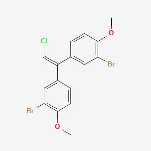 4-[(1E)-1-(3-bromo-4-methoxyphenyl)-2-chlorovinyl]-2-bromo-1-methoxybenzene