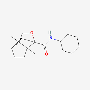 N-cyclohexyl-3a,6a-dimethylhexahydro-1H-1,4-methanocyclopenta[c]furan-1-carboxamide