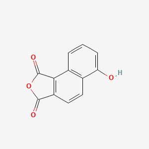 molecular formula C12H6O4 B1199341 5-Hydroxynaphthalenedicarboxylic anhydride CAS No. 53300-36-0