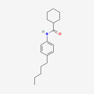 N-(4-pentylphenyl)cyclohexanecarboxamide