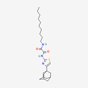 N-(4-Adamantan-1-yl-thiazol-2-yl)-N'-decyl-oxalamide