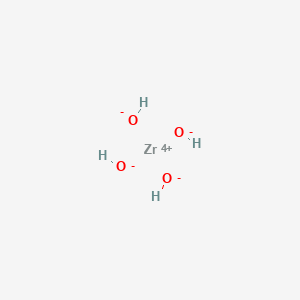 molecular formula Zr(OH)4<br>H4O4Z B1199371 Zirconium hydroxide CAS No. 12688-15-2