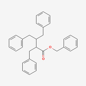 molecular formula C31H30O2 B11993778 Benzyl 2,3-dibenzyl-4-phenylbutanoate CAS No. 288154-87-0