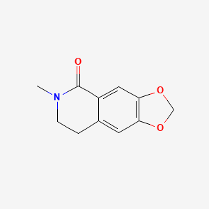 molecular formula C11H11NO3 B1199390 氧化氢化氢 CAS No. 552-29-4