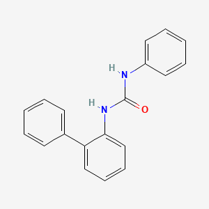 molecular formula C19H16N2O B11993957 1-Phenyl-3-(2-phenylphenyl)urea CAS No. 13114-83-5