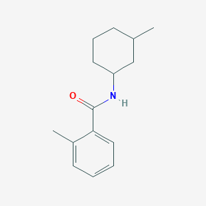 molecular formula C15H21NO B11993959 2-methyl-N-(3-methylcyclohexyl)benzamide CAS No. 854633-05-9