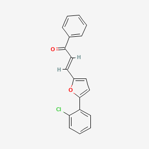 3-(5-(2-Chlorophenyl)-2-furyl)-1-phenyl-2-propen-1-one