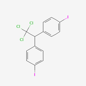 molecular formula C14H9Cl3I2 B11994036 Ethane, 2,2-bis(4-iodophenyl)-1,1,1-trichloro- CAS No. 3972-13-2