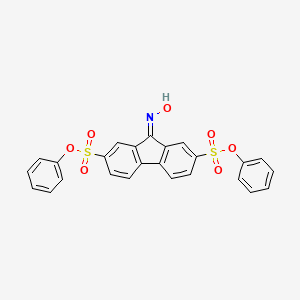 diphenyl 9-(hydroxyimino)-9H-fluorene-2,7-disulfonate