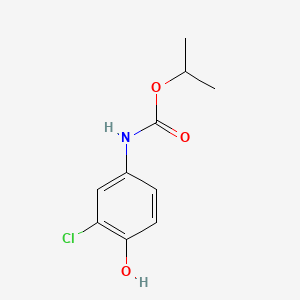molecular formula C10H12ClNO3 B1199407 4-羟基氯丙唑 CAS No. 28705-96-6