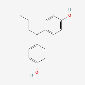molecular formula C16H18O2 B1199413 4,4'-(丁烷-1,1-二基)二酚 CAS No. 4731-84-4