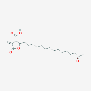 molecular formula C21H34O5 B1199416 Pertusaric acid 