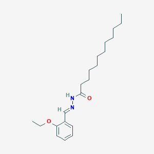 molecular formula C21H34N2O2 B11994210 N'-(2-Ethoxybenzylidene)dodecanohydrazide CAS No. 303086-94-4